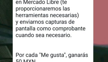 Así opera la estafa que ofrece dinero por dar «likes» en Mercado Libre
