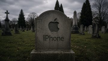 Microsoft se vino arriba y ofició un funeral real para el iPhone. Spoiler: no salió bien