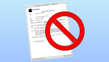 Los empleados de Apple pasaban de usar sus ordenadores y preferían máquinas de escribir. Hasta que este documento interno lo prohibió