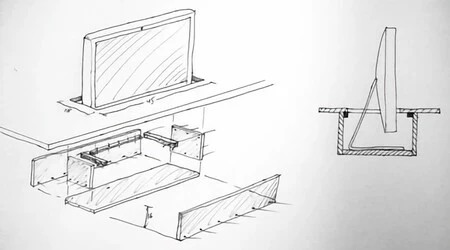 Concepto Imac Bajo Mesa