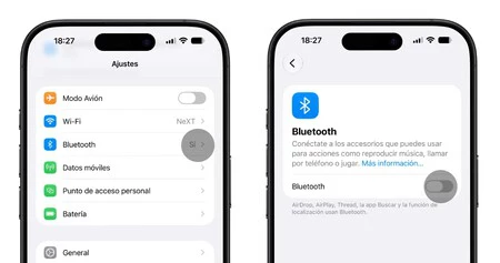 Desactivar Bluetooth