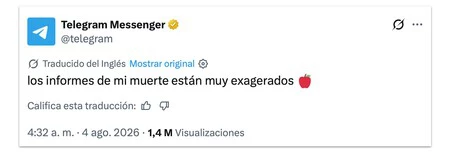 Telegram Responde Apple