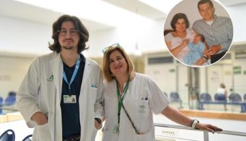 Madre e hijo, colegas en el hospital: Adrián vuelve como médico al hospital donde nació