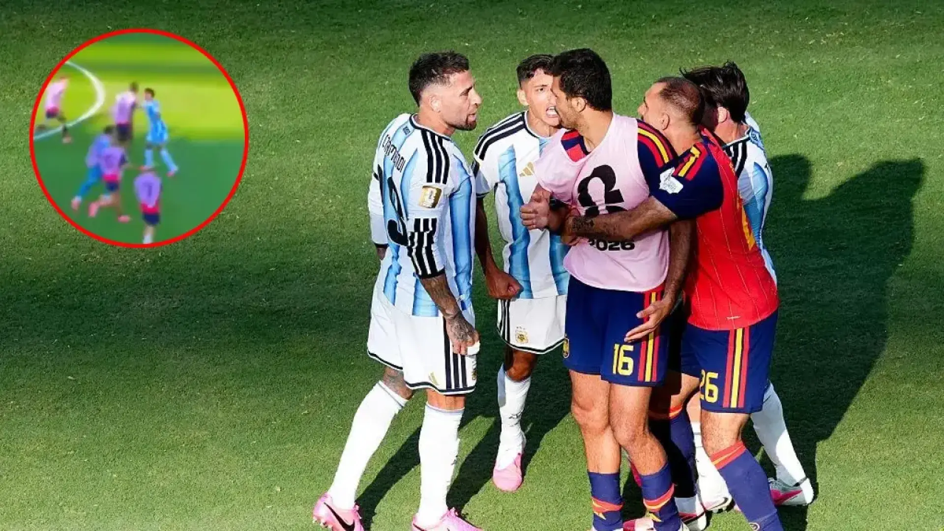 Paredes, sobre su dura sanción de 10 partidos por la tangana en la final del Mundial: «Me parece exagerada y a Gavi por una piña…»