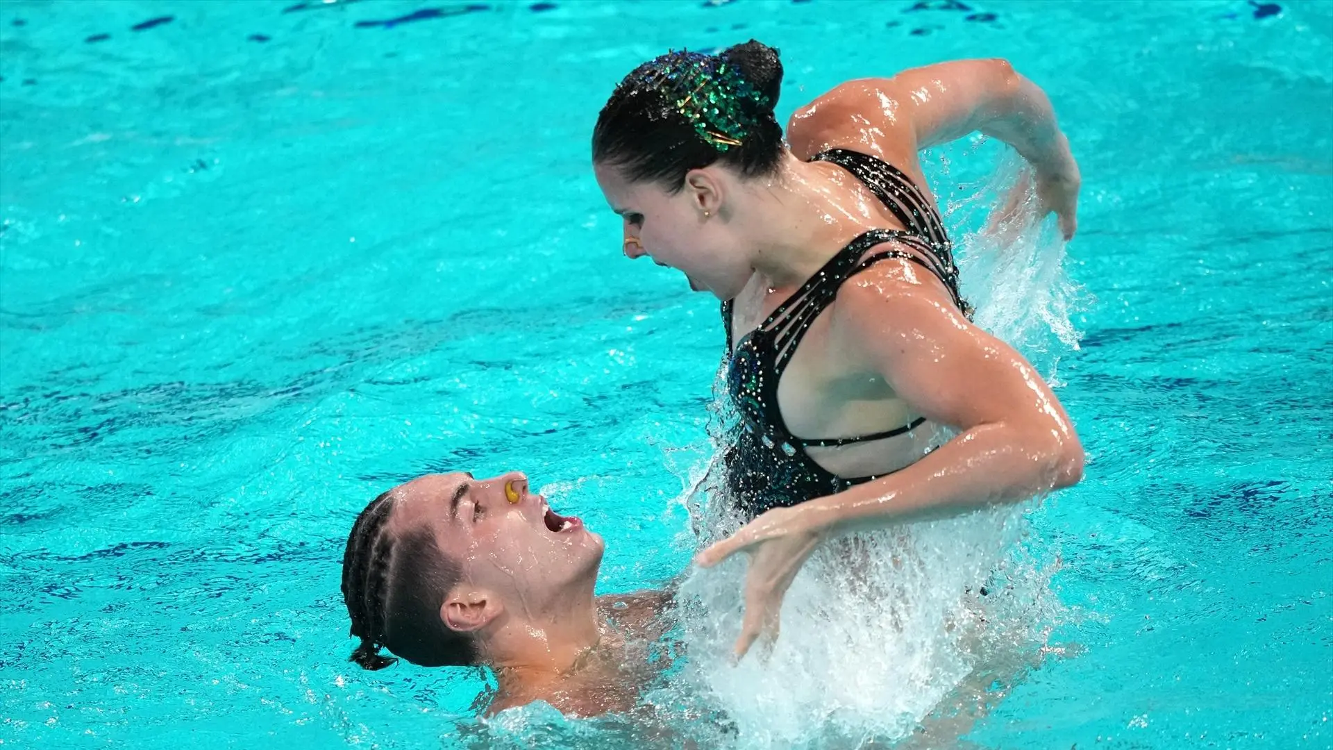 Así ha sido el ejercicio con el que Iris Tió y Dennis González se proclamaron subcampeones de Europa en dúo libre mixto