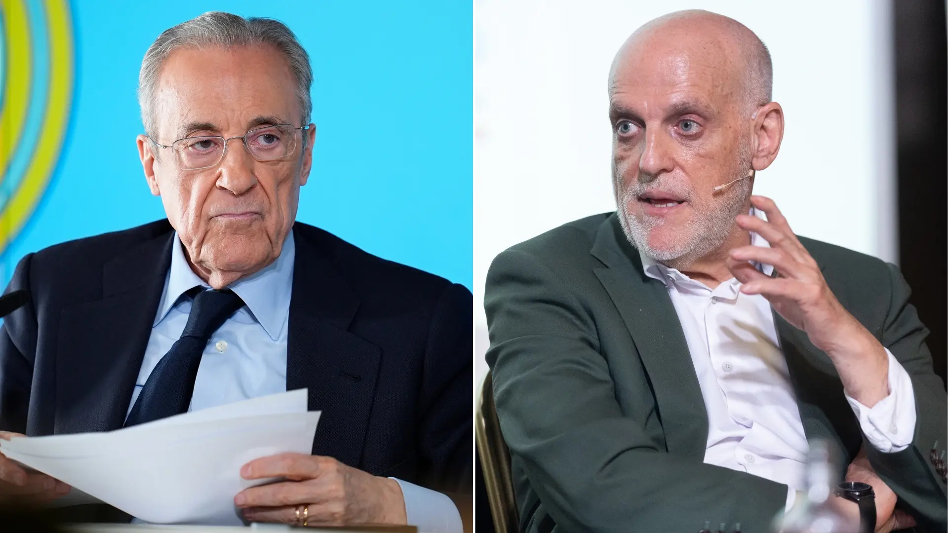 Durísimo ataque de Javier Tebas a Florentino Pérez: «El 'ser no tan superior' tiene ya poca credibilidad para dar lecciones de fútbol»
