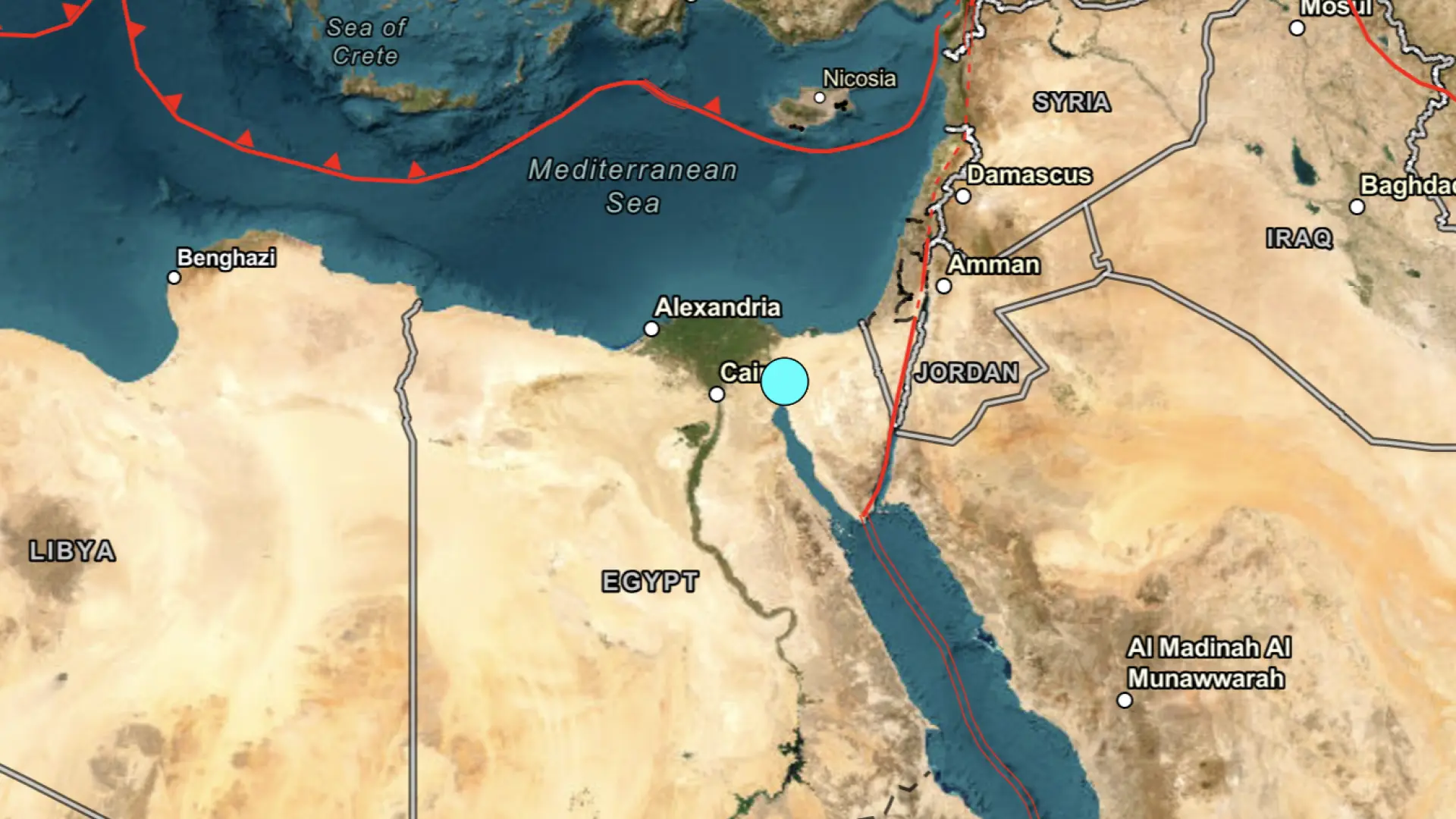 Un terremoto de magnitud 5,2 sacude El Cairo y la zona del canal de Suez