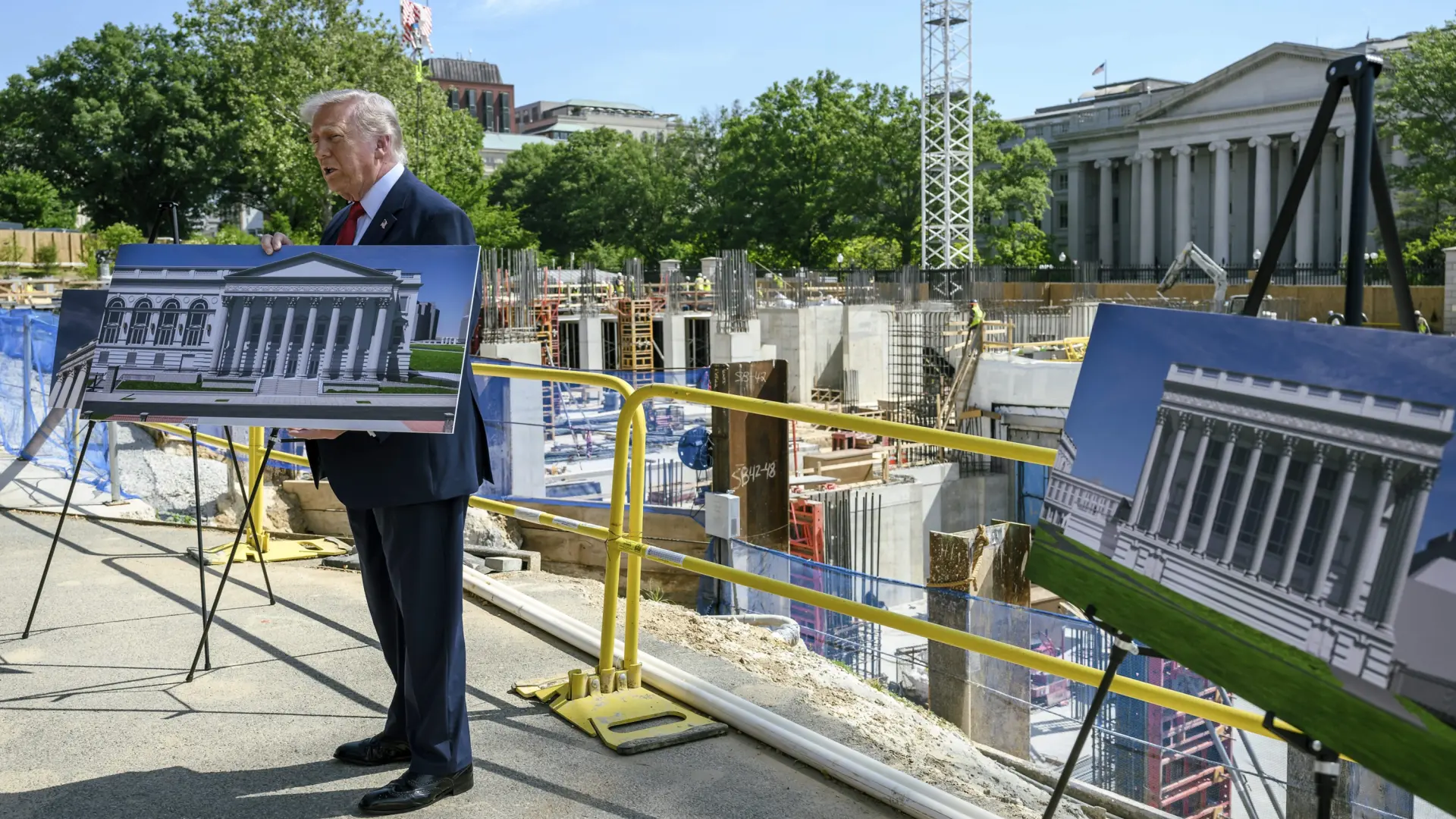 El Tribunal de Apelaciones sentencia que Trump debe pedir permiso al Congreso para remodelar la Casa Blanca