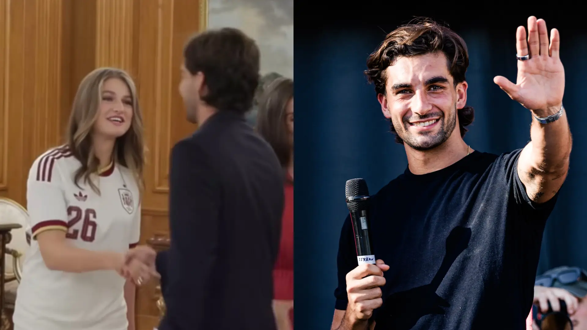 Ferran Torres recuerda el momento que la Princesa Leonor le preguntó si se iba a cortar el pelo: «Hasta mi abuela dice que no»