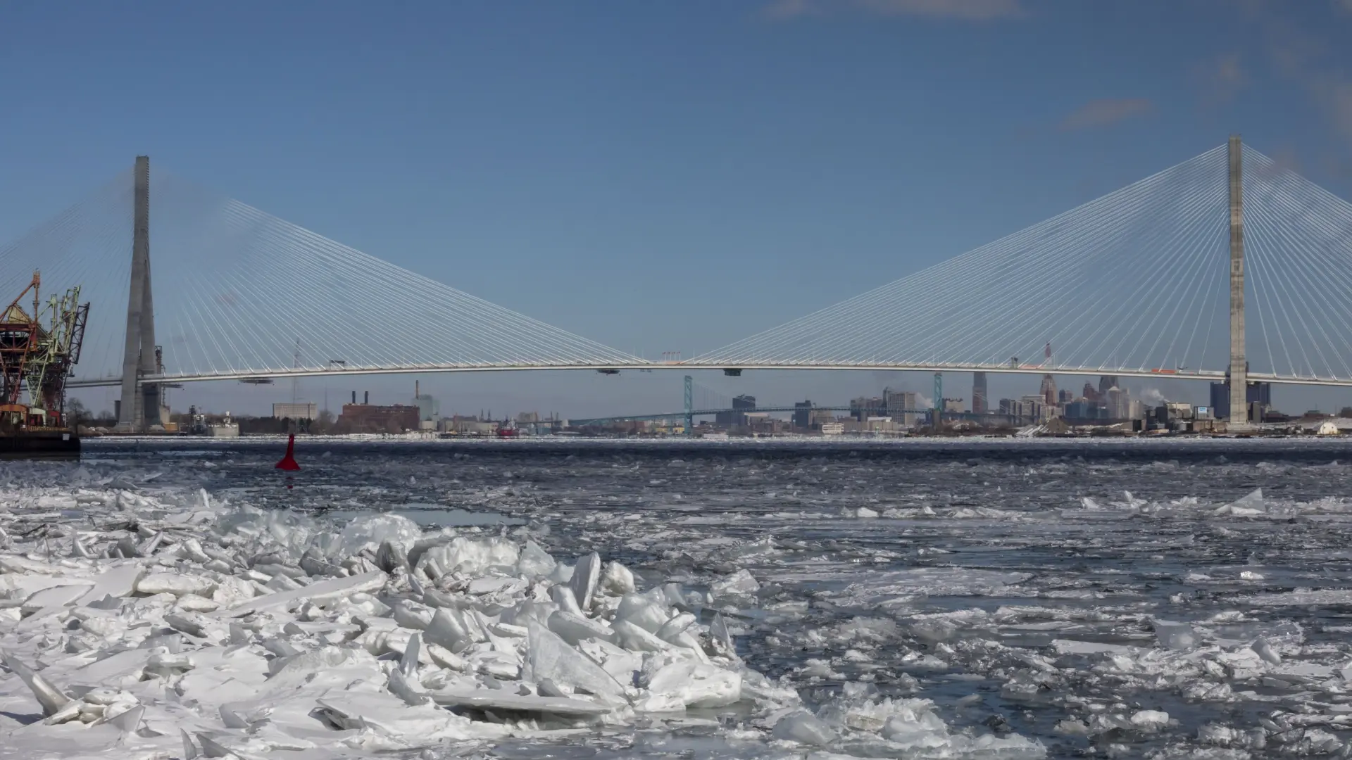 Así es el puente Gordie Howe, construido por ACS, la empresa de Florentino Pérez, que une a EEUU y Canadá