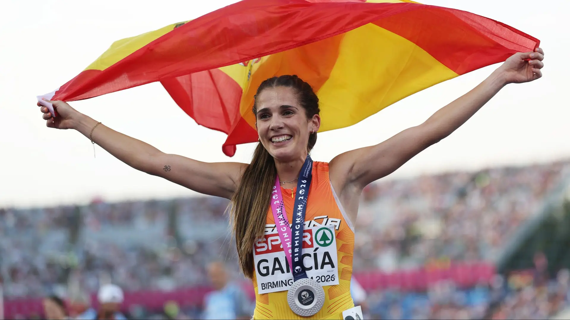 Estratosférica Marta García en la final de los 5.000 metros: se cuelga la medalla de plata en los Europeos de Birmingham