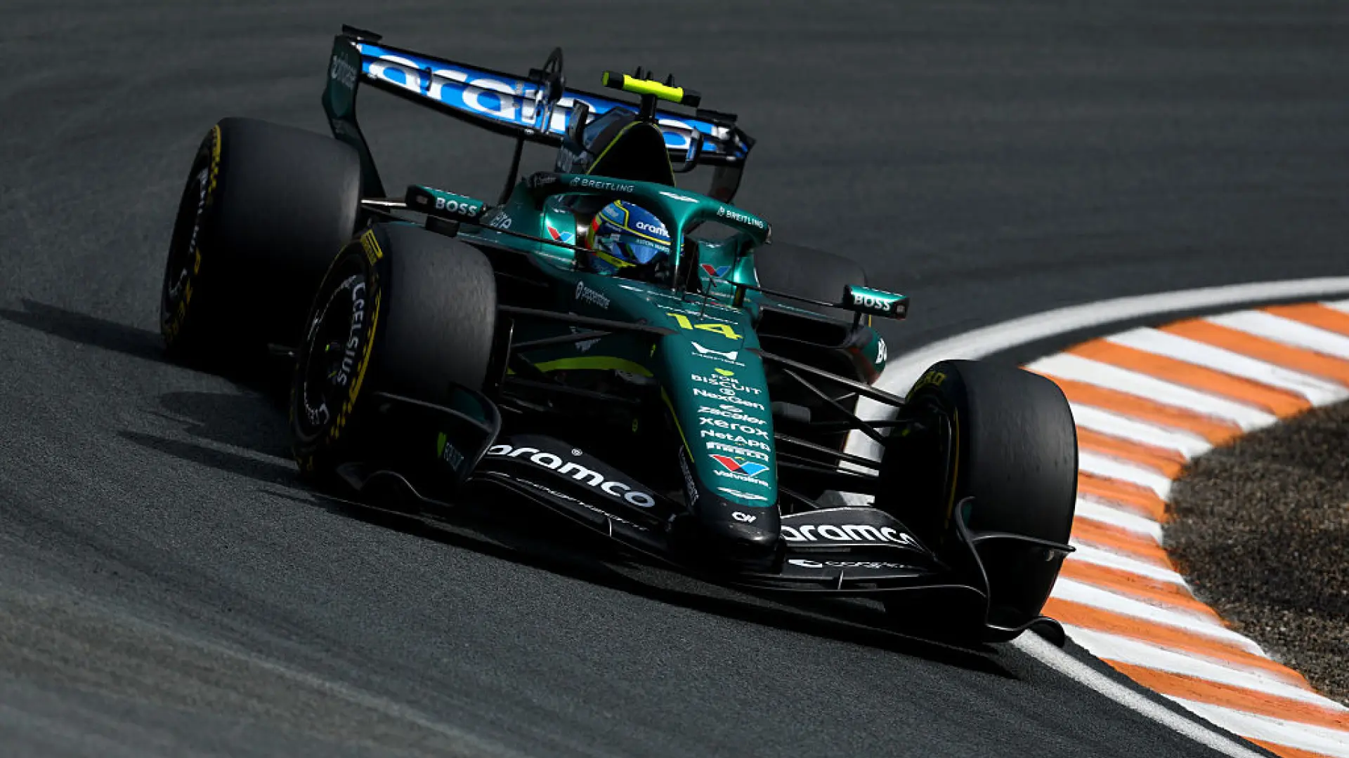 Antonelli marca el mejor tiempo y Fernando Alonso vive otro subidón en el único entrenamiento libre de Zandvoort