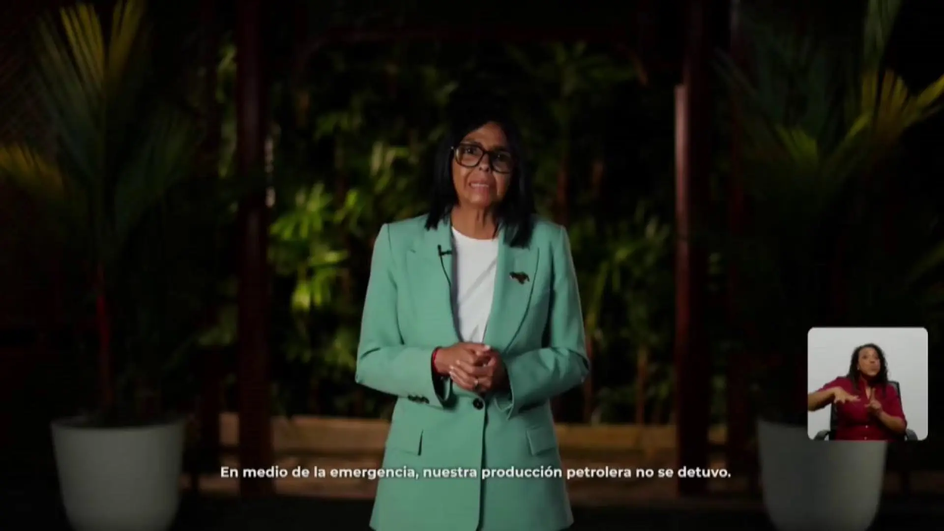 Venezuela alcanza su mayor producción petrolera desde febrero de 2019, según Delcy Rodríguez