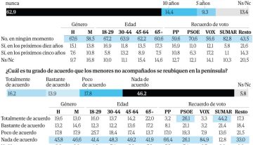 Sólo un 6% ve culpables a las mafias en la avalancha de Ceuta y casi la mitad cree que hubo «presión» de Marruecos, tesis que secunda el 61,9% de socialistas