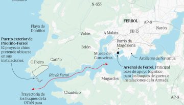Informes del Ejército alertan del riesgo para la seguridad de la fábrica de China en Ferrol: «Es una amenaza»