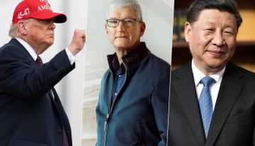 La nueva Apple no quiere interrupciones en sus desarrollos. Así que ha «mandado» a Tim Cook a cenar con Trump y Xi Jinping