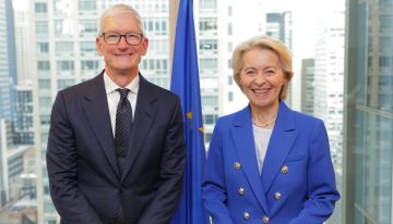 Tim Cook cara a cara con la máxima responsable de la Unión Europea: qué hay detrás de su último encuentro