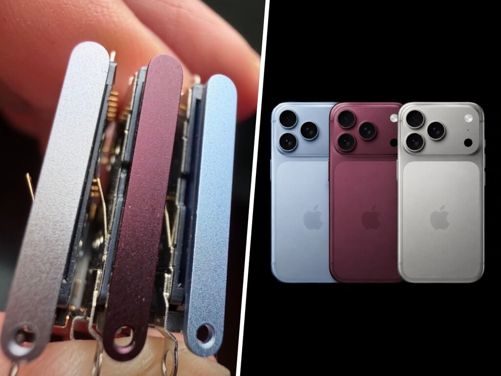 Aparecen las bandejas SIM del iPhone 18 Pro con tan solo tres colores 