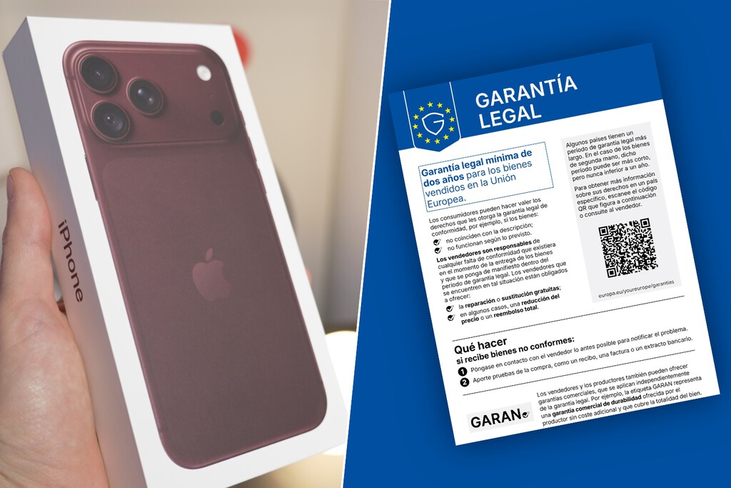Desde ya, los iPhone y otros muchos productos traen un nuevo indicativo de la UE. Es la garantía de tu garantía 