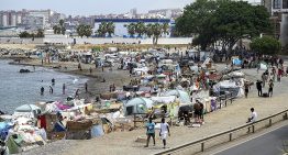 Ajad y su pistola de agua, el símbolo del drama humano de 1.300 metros que sigue creciendo en el Trampolín