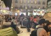 La manifestación por la vivienda desemboca en una gran acampada en Sol: «O nos sacan a palos, o nos quedamos aquí»