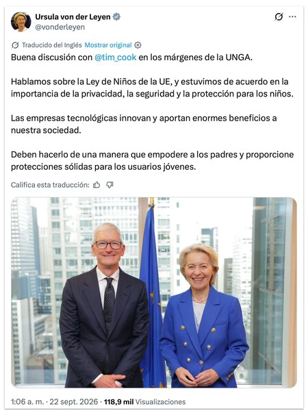 Encuentro Tim Cook Europa