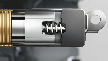 Detalle del muelle del Taptic Engine de Apple