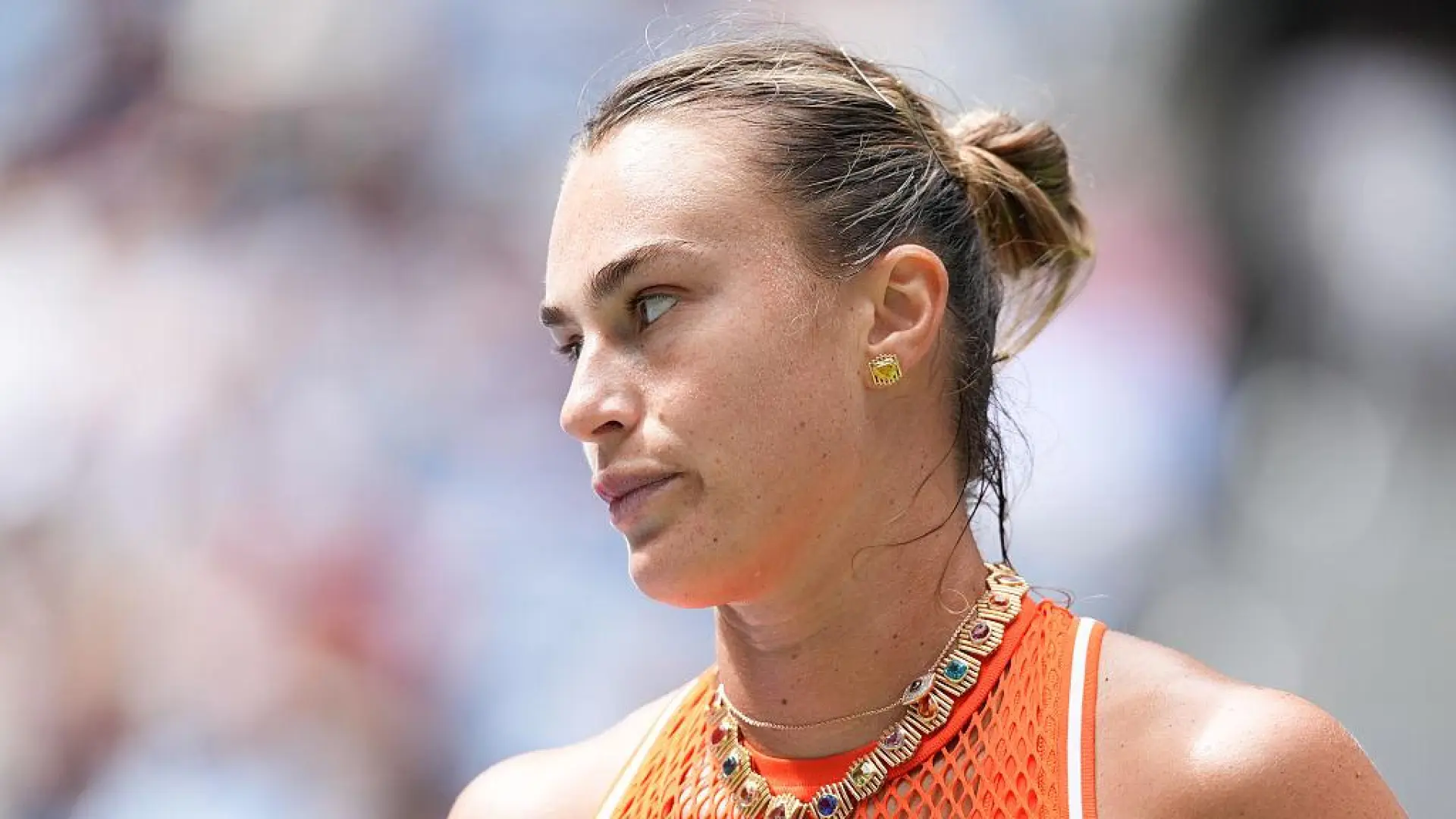 Aryna Sabalenka detiene su partido en el US Open: «Alguien está fumando marihuana, es un olor muy fuerte»