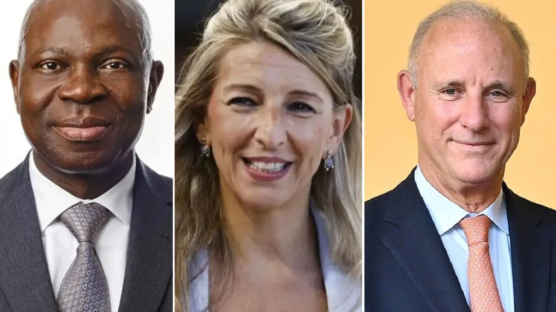 Houngbo y González-Olaechea: así son los dos rivales de Yolanda Díaz en su intento por dirigir la OIT