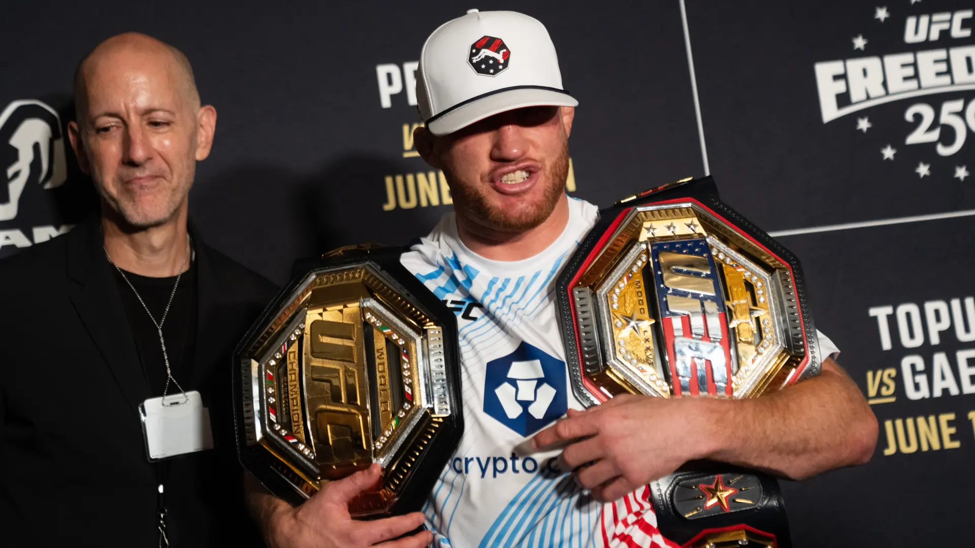 Justin Gaethje explica el secreto para haber ganado a Topuria: «Nunca cambia el ritmo, es hacia adelante o hacia atrás»