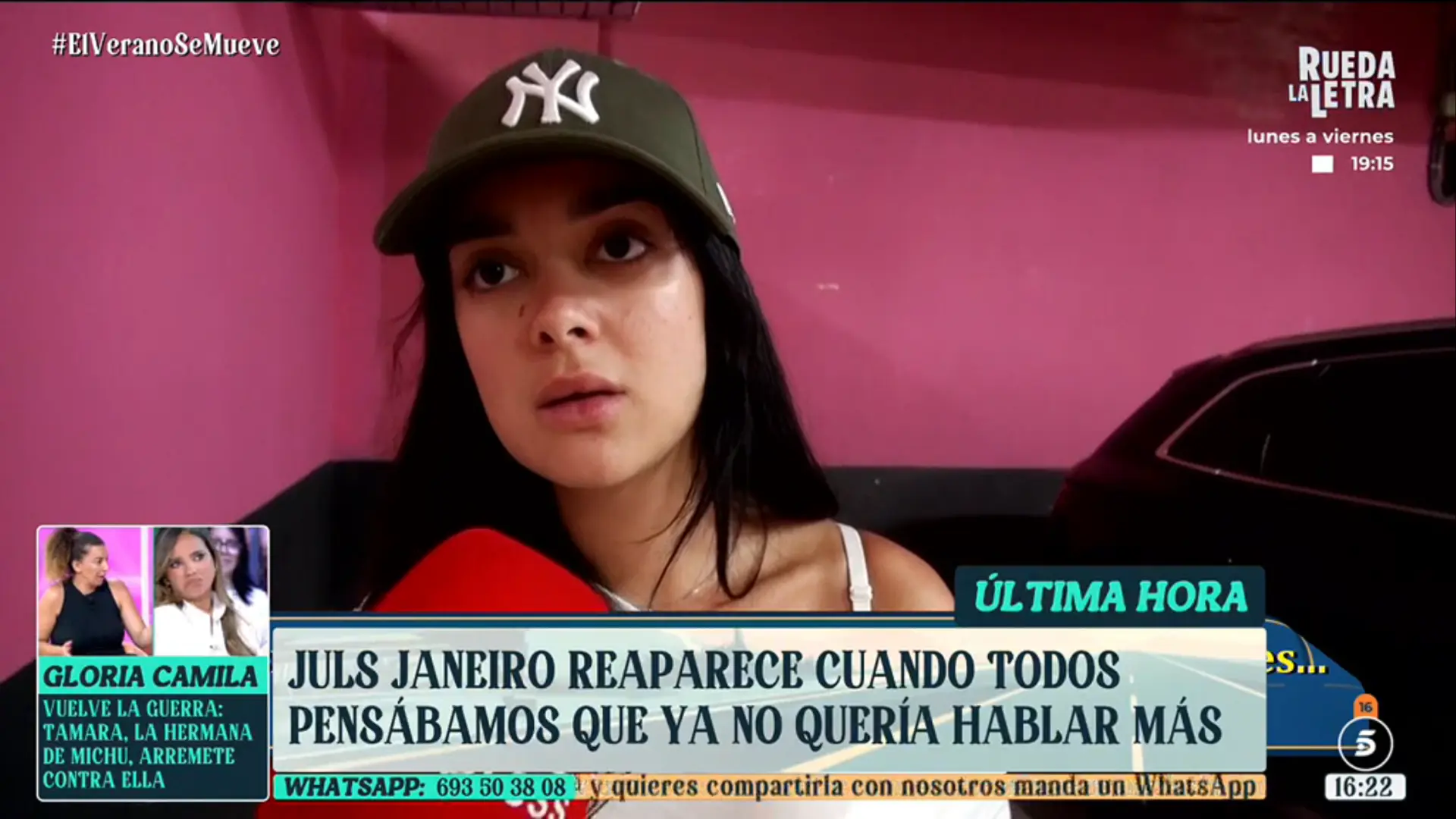 Juls Janeiro se entera por la prensa del estado de salud de su padre: «He hablado con él y no me ha dicho nada»