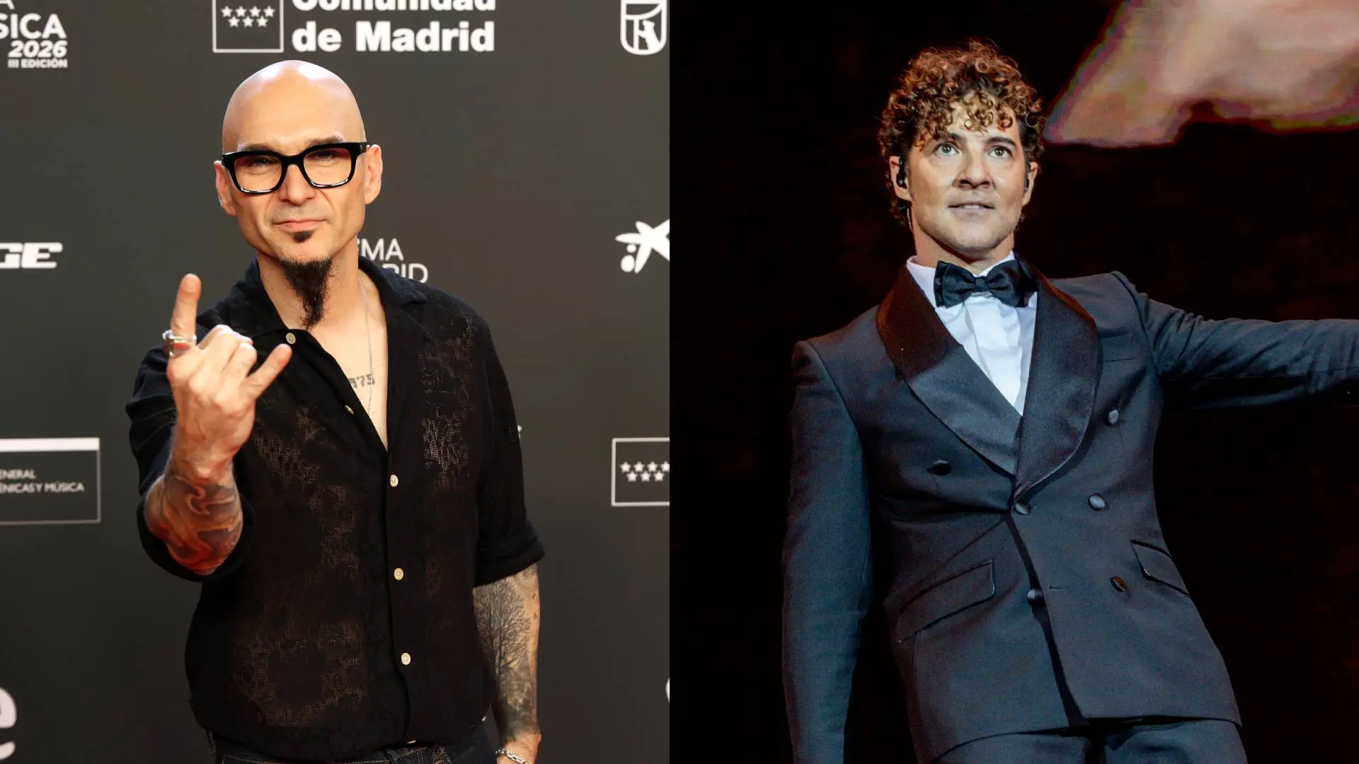 El vocalista de la banda de rock Sôber revela lo que le dijo David Bisbal al verle en una fiesta: «He tocado techo»