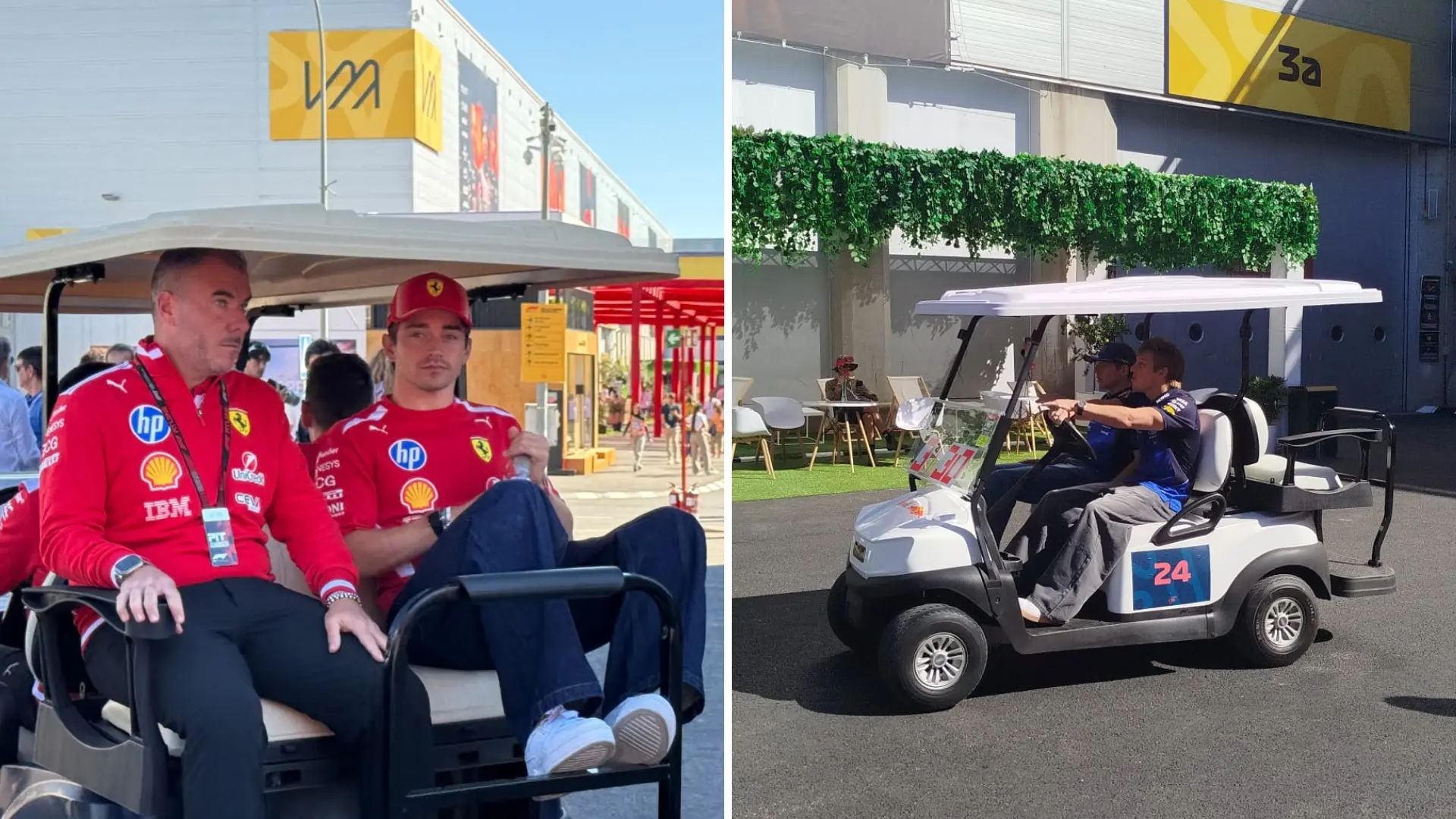 Los buggies y los patinetes, los grandes peligros para los periodistas en el paddock de la Fórmula 1