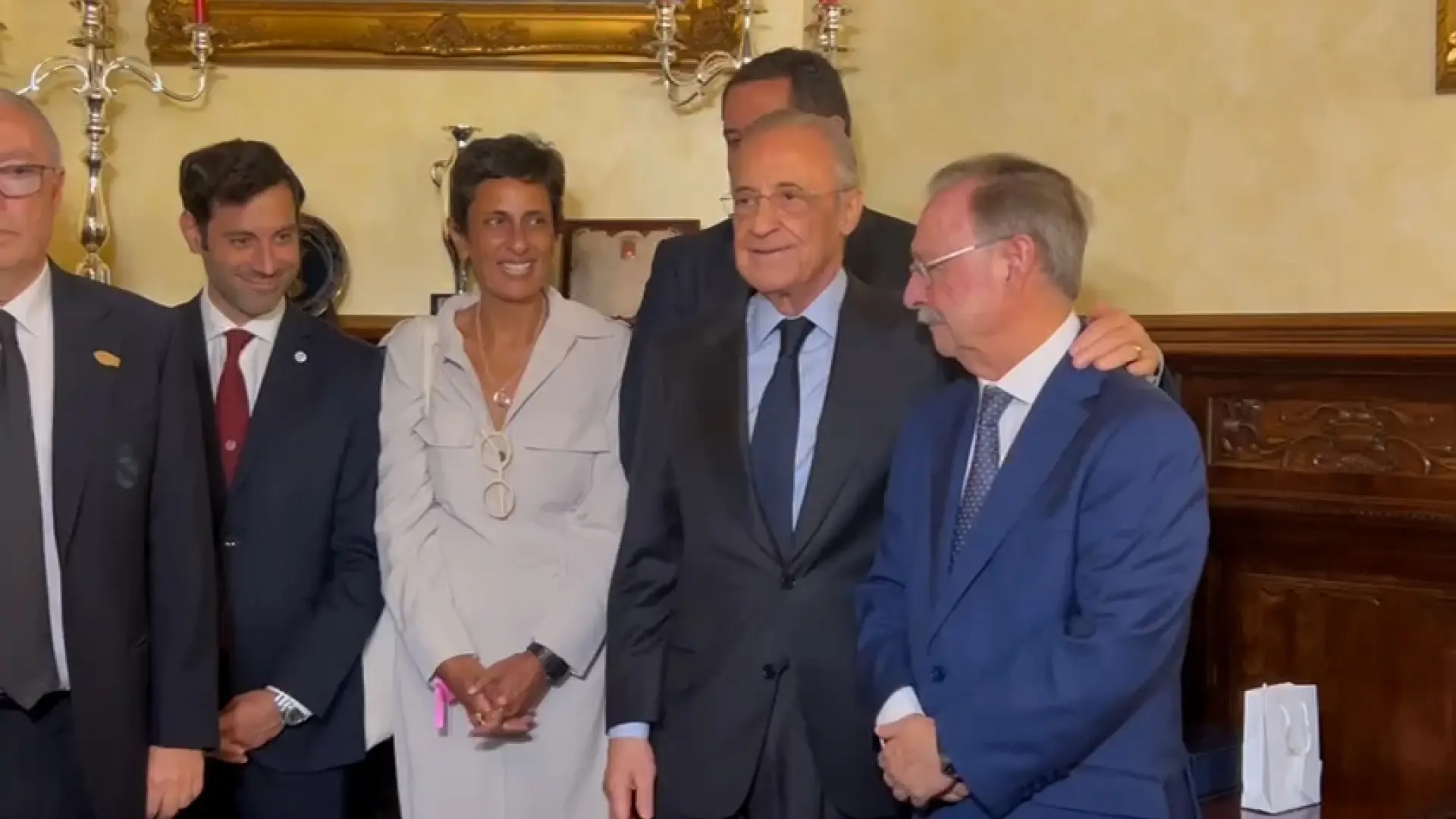 Florentino Pérez desmiente que su visita a Ceuta sea por la polémica de las camisetas: «Todo nuestro apoyo»