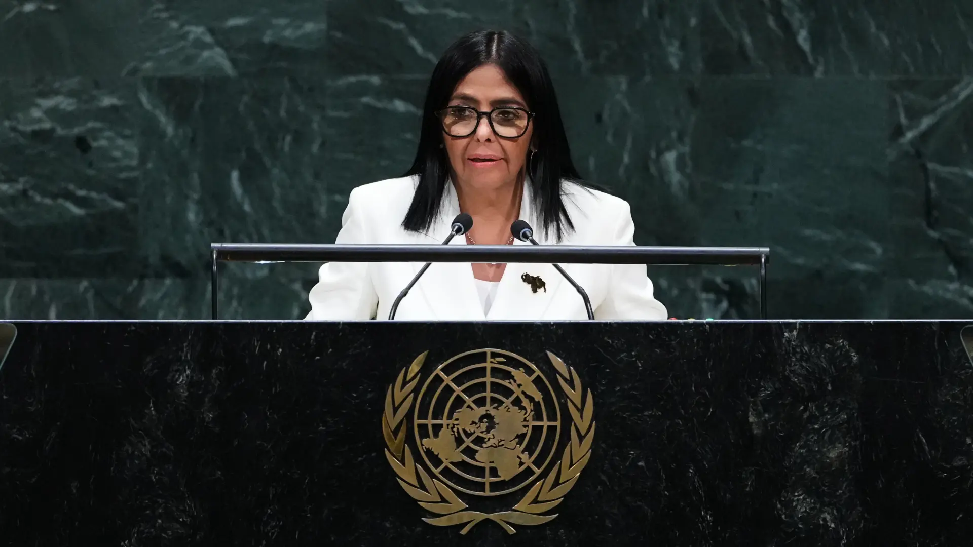 Delcy Rodríguez promete elecciones en Venezuela y reivindica el acuerdo petrolero con EEUU ante la ONU