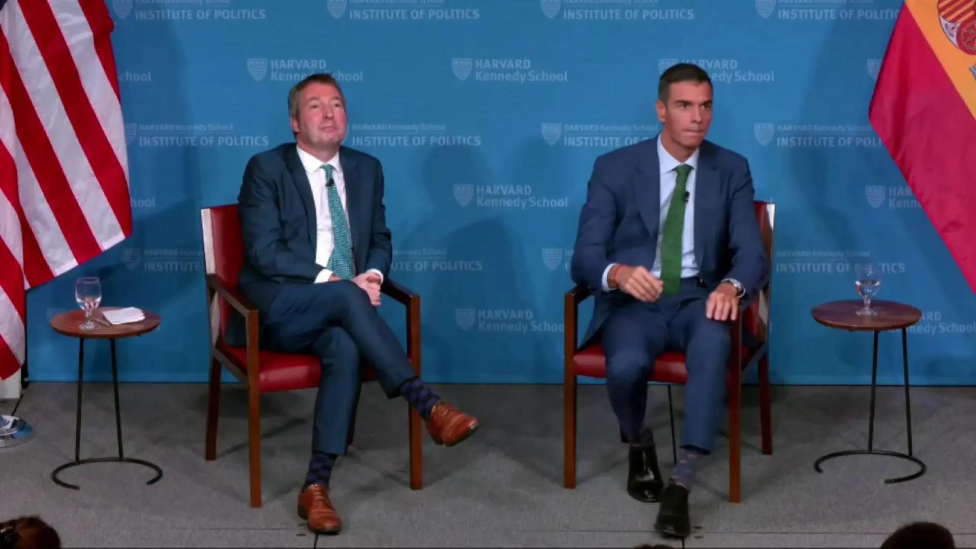 La sorpresa de Harvard: estudiantes preguntan a Sánchez por la corrupción y los casos de su esposa y su hermano