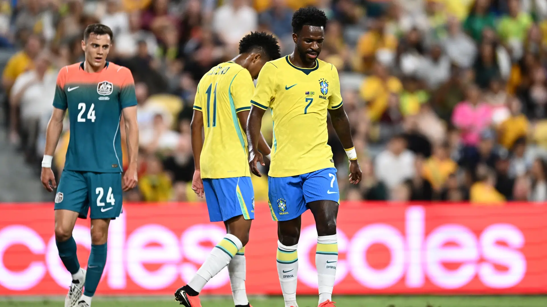 Nueva decepción para la Brasil de Raphinha y Vinícius: no pasa del empate en el amistoso frente a Australia