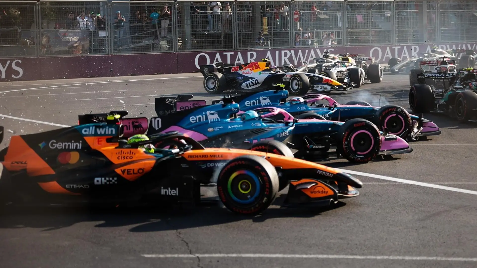 Alpine condena los insultos a Lando Norris de aficionados de Franco Colapinto: «No puede tolerarse»