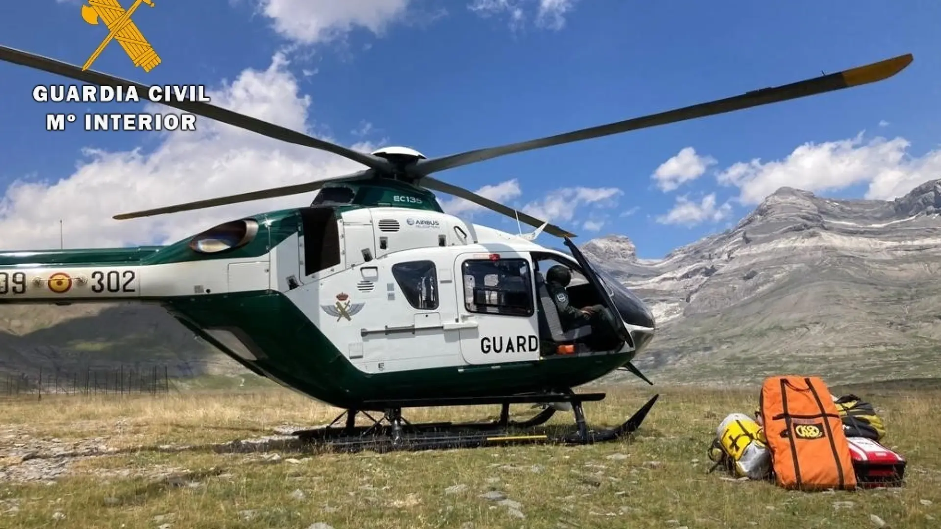 Muere un montañero de 69 años tras caer desde 200 metros en el pico Gabieto