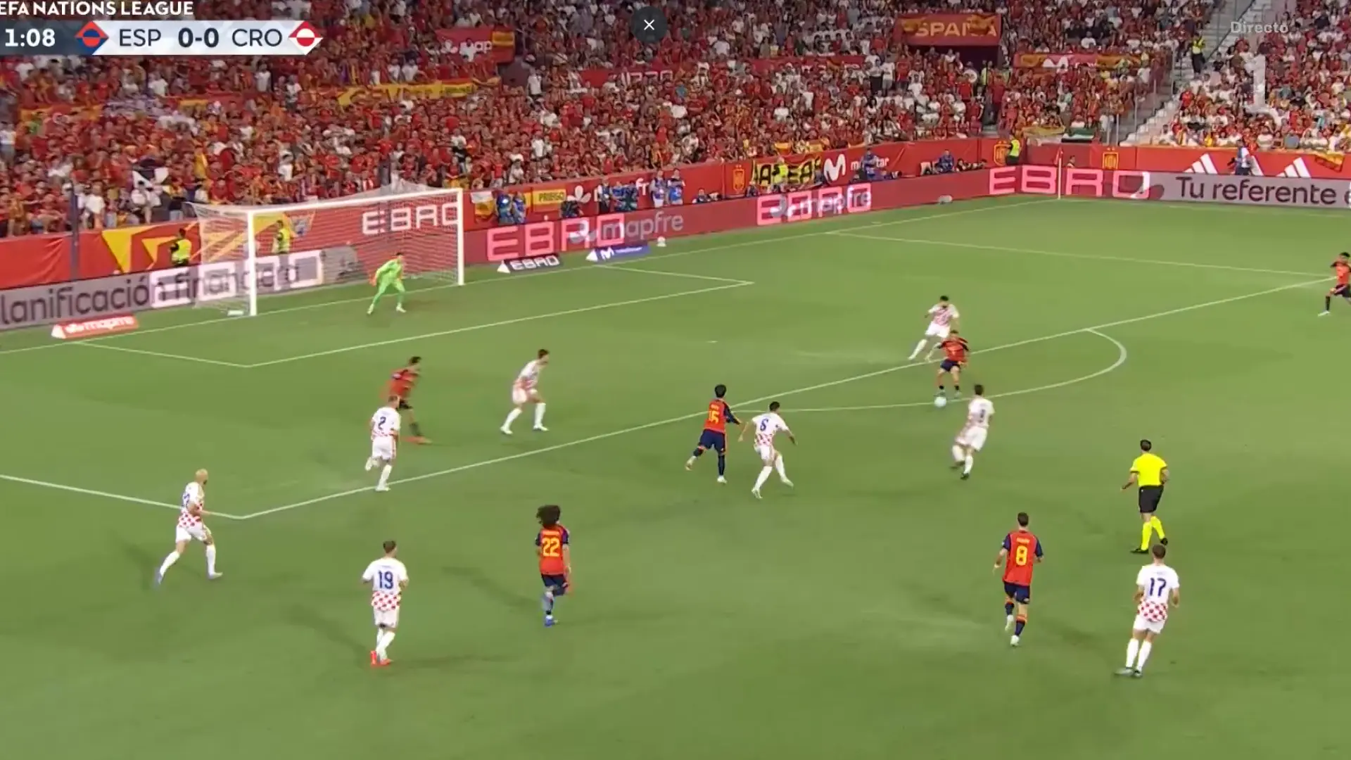 La obra de arte de España en un minuto: 26 pases en 70 segundos, gol de Lamine Yamal y Croacia ni toca el balón