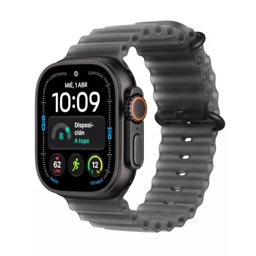 Apple Watch Ultra 4 GPS + Cellular con Caja de Titanio Negro de 49 mm