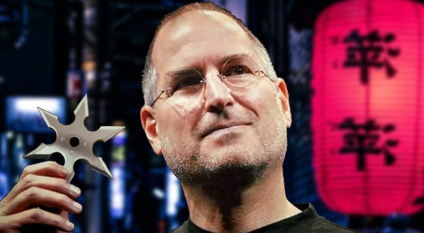 En su visita a Japón, Steve Jobs fue arrestado al salir por llevar encima estrellas ninja
