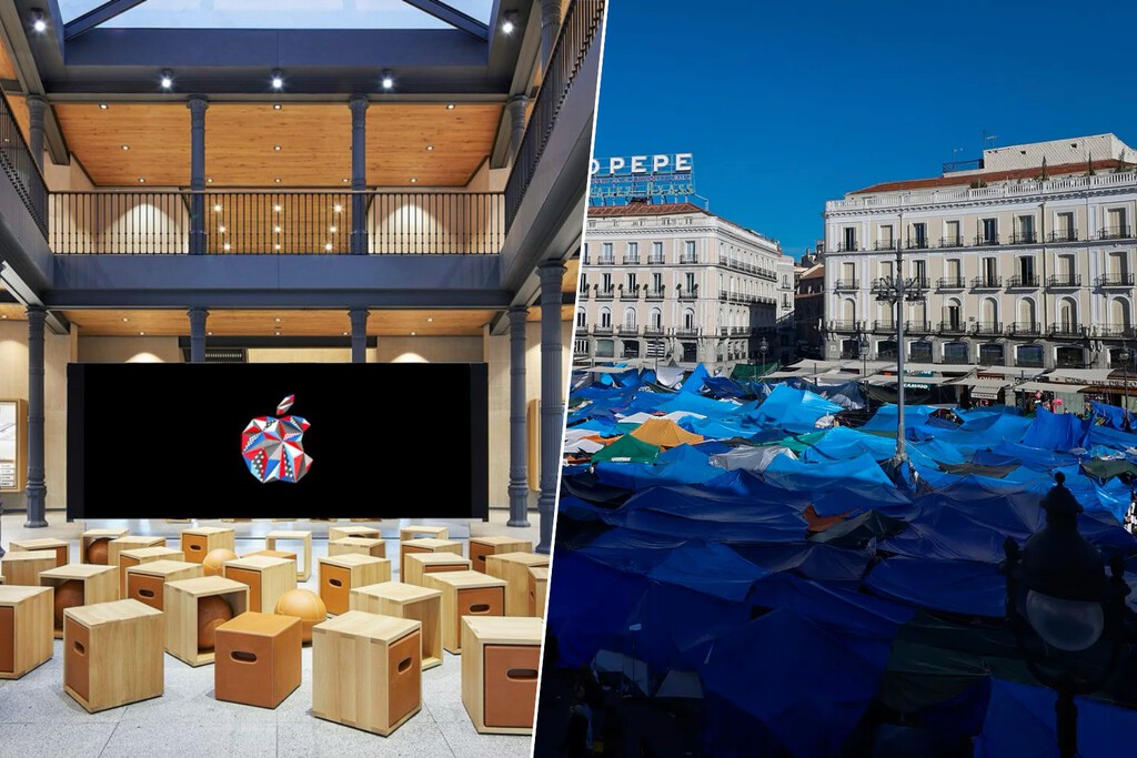 El iPhone Duo se estrena en Madrid coincidiendo con la protesta por la vivienda en Sol: esto dice Apple