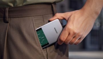 En oferta la powerbank con disipador térmico, pantalla y diseño a medida para iPhone con carga MagSafe y por cable
