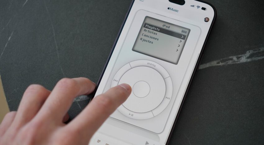 Hay un iPod virtual escondido en la web de Apple. Cumple 25 años y así puedes encontrarlo