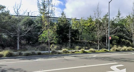 Vista Apple Park Desde La Carretera