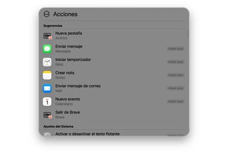 Acciones Spotlight