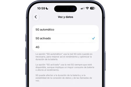 Iphone Opciones De Datos