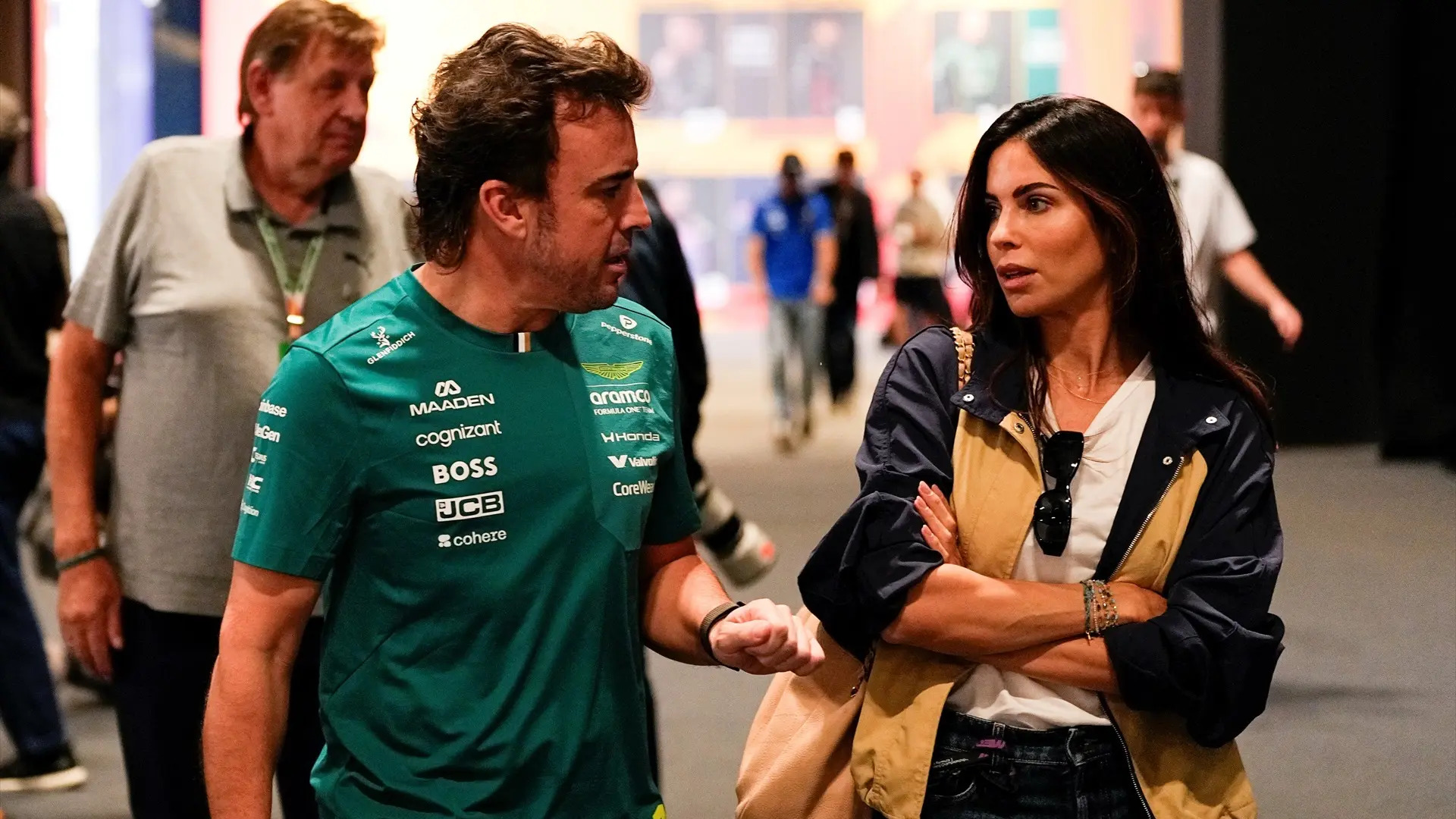 Fernando Alonso, sobre su vuelta en kart con su hijo y de Melissa Jiménez: «No le preguntamos a la madre»