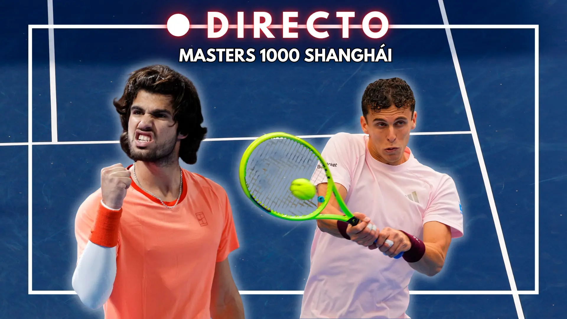 Carlos Alcaraz – Juan Manuel Cerúndolo, en directo: última hora y resultado de la segunda ronda del Masters 1000 Shanghái